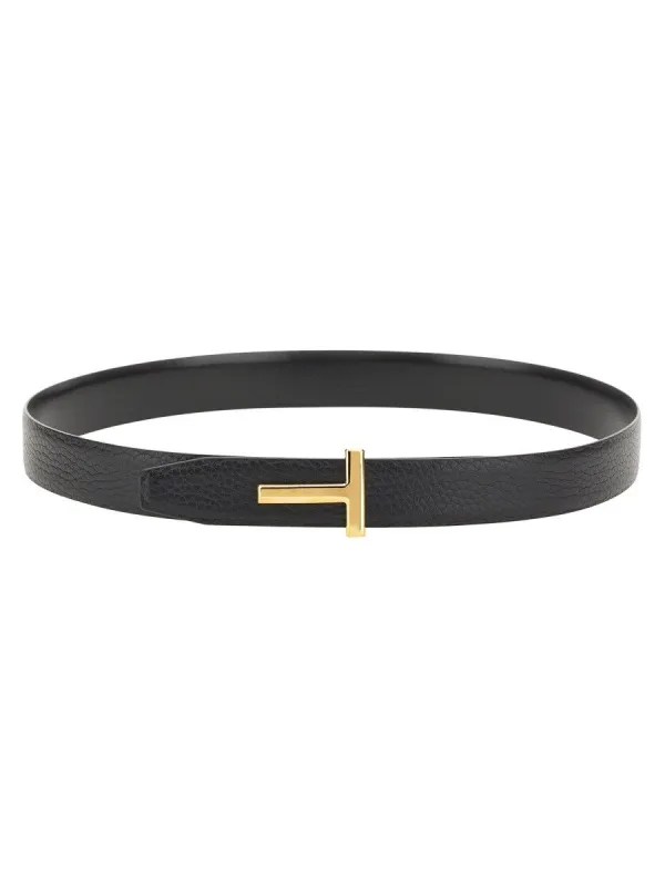 TOM FORD REVERSIBLE "T LINE" BELT sold by Siebentaschen