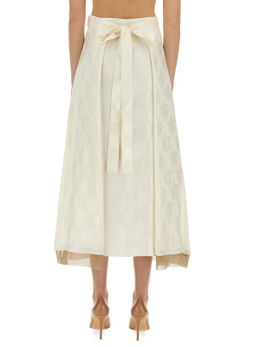 Fendi FF silk skirt sold by Siebentaschen product image thumbnail 3