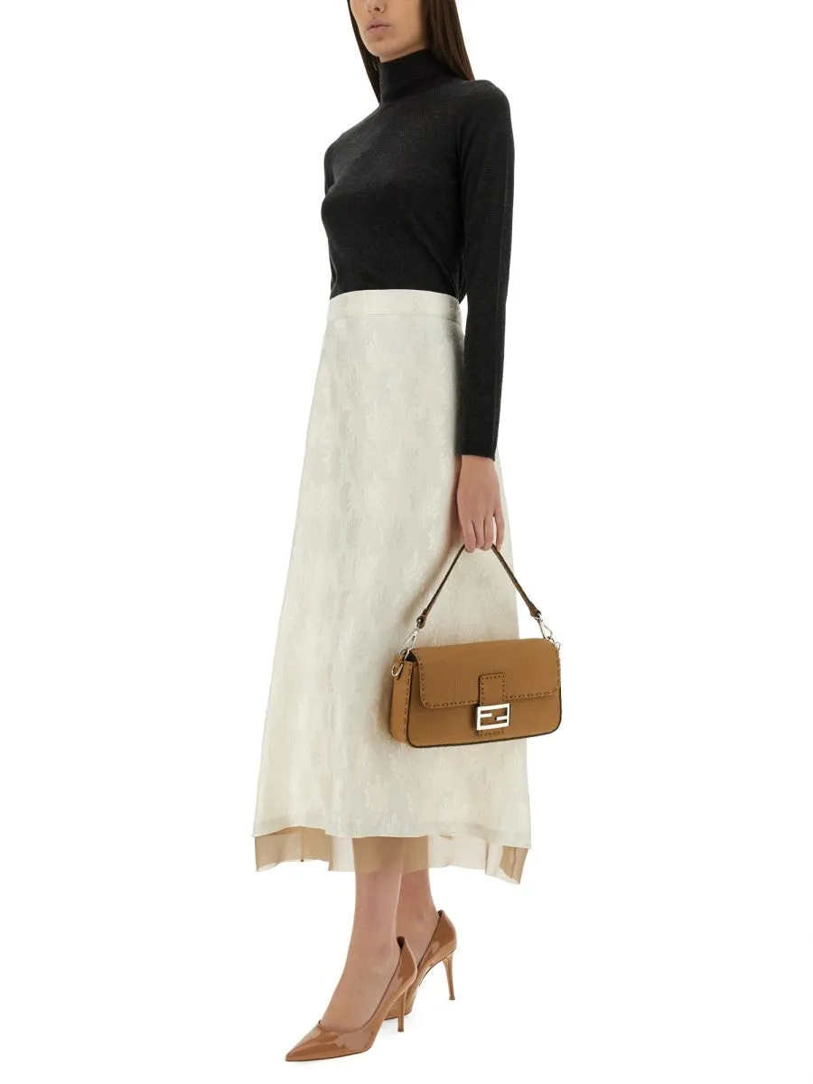Fendi FF silk skirt sold by Siebentaschen product image thumbnail 2