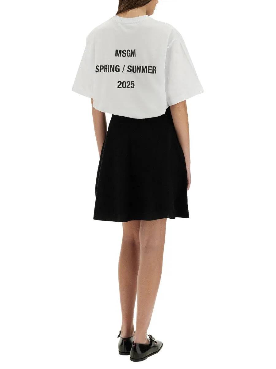msgm T-SHIRT WITH PRINT sold by Siebentaschen product image thumbnail 2