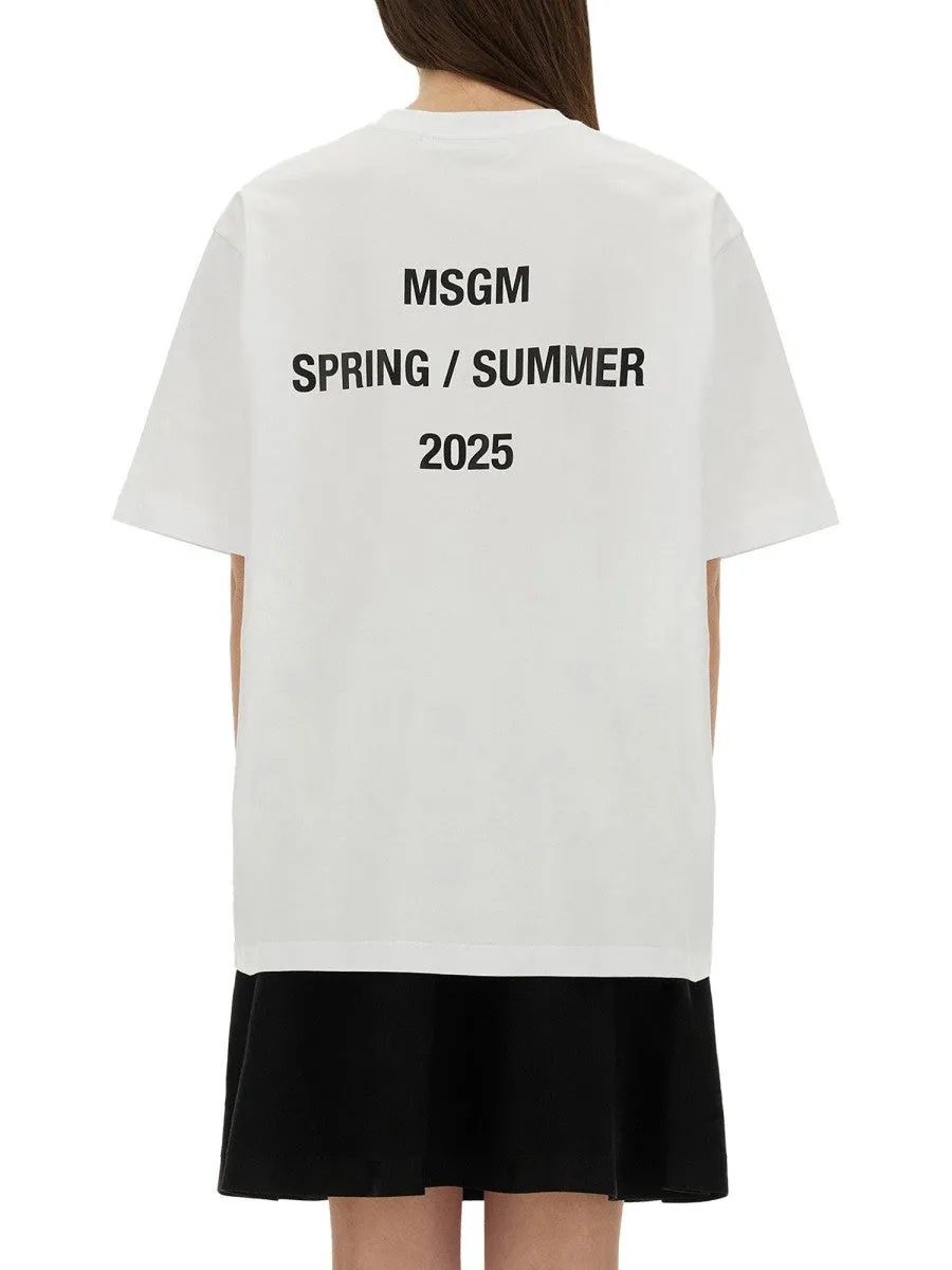 msgm T-SHIRT WITH PRINT sold by Siebentaschen product image thumbnail 3