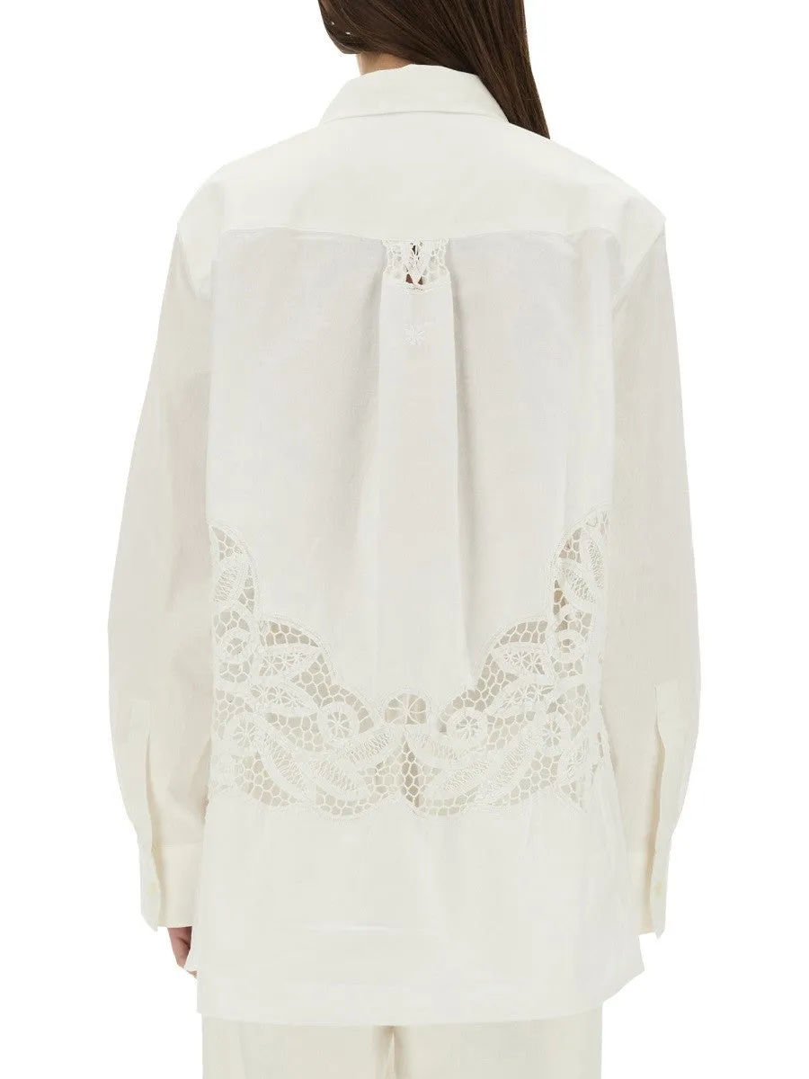 MARINE SERRE UPCYCLED LINEN SHIRT sold by Siebentaschen product image thumbnail 3