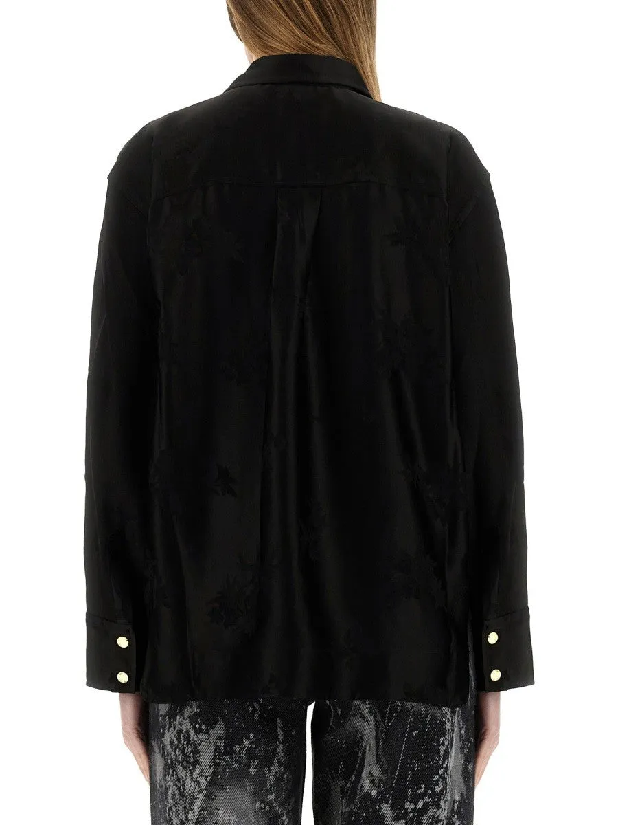 GANNI JACQUARD SATIN SHIRT sold by Siebentaschen product image thumbnail 3