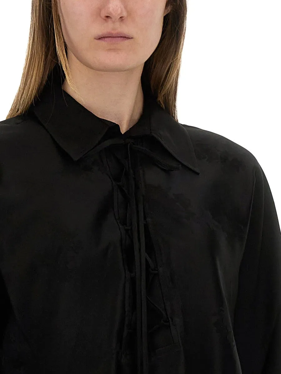 GANNI JACQUARD SATIN SHIRT sold by Siebentaschen product image thumbnail 4