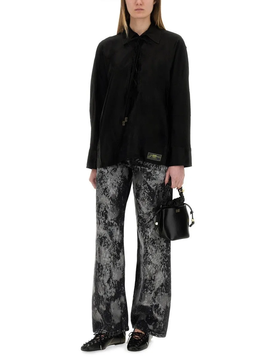 GANNI JACQUARD SATIN SHIRT sold by Siebentaschen product image thumbnail 2