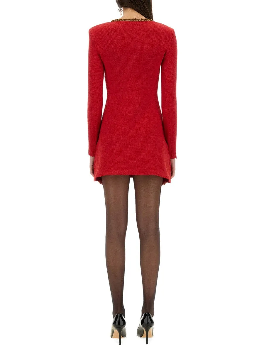 SELF-PORTRAIT TEXTURED KNIT MINI DRESS sold by Siebentaschen product image thumbnail 3
