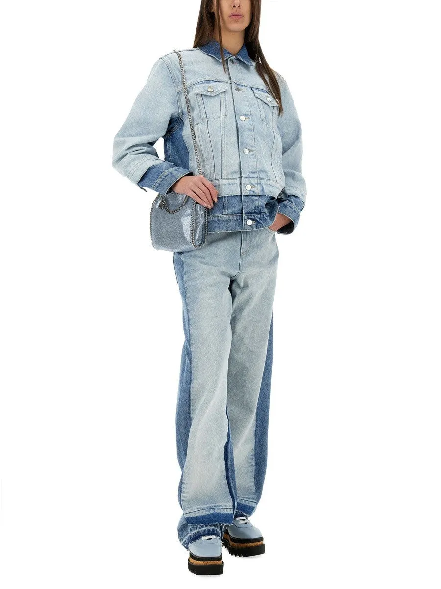 stella mccartney DENIM JACKET WITH CONTRASTING PANEL sold by Siebentaschen product image thumbnail 2