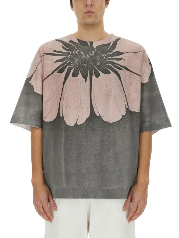 Dries Van Noten T-SHIRT WITH PRINT sold by Siebentaschen