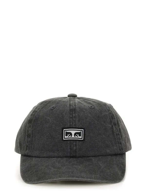 OBEY "ICON EYES PIGMENT 6 PANEL" BASEBALL HAT sold by Siebentaschen