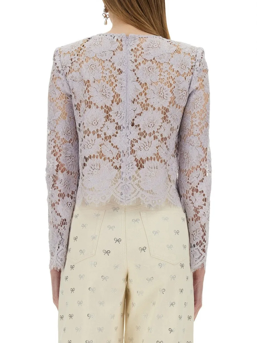 SELF-PORTRAIT LACE TOP sold by Siebentaschen product image thumbnail 3