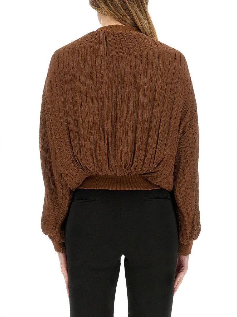 ALYSI SILK BOMBER JACKET sold by Siebentaschen product image thumbnail 3