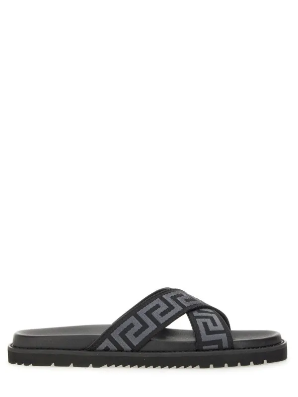 Versace SANDAL WITH LOGO sold by Siebentaschen