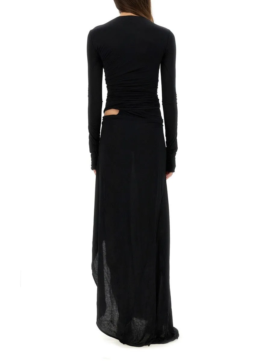 The Attico DRAPED DRESS sold by Siebentaschen product image thumbnail 3