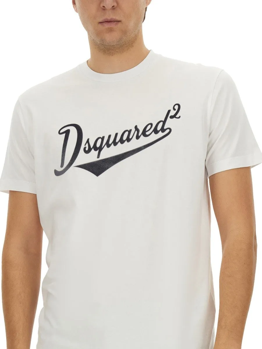 Dsquared "COOL FIT VELVET LOGO" T-SHIRT sold by Siebentaschen product image thumbnail 4