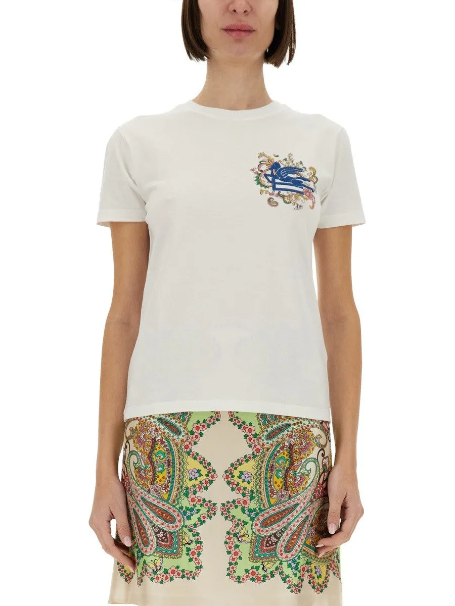 Etro T-SHIRT WITH LOGO sold by Siebentaschen
