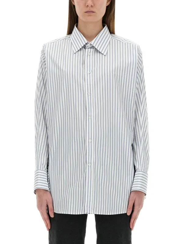 Maison Margiela STRIPED COTTON SHIRT sold by Siebentaschen