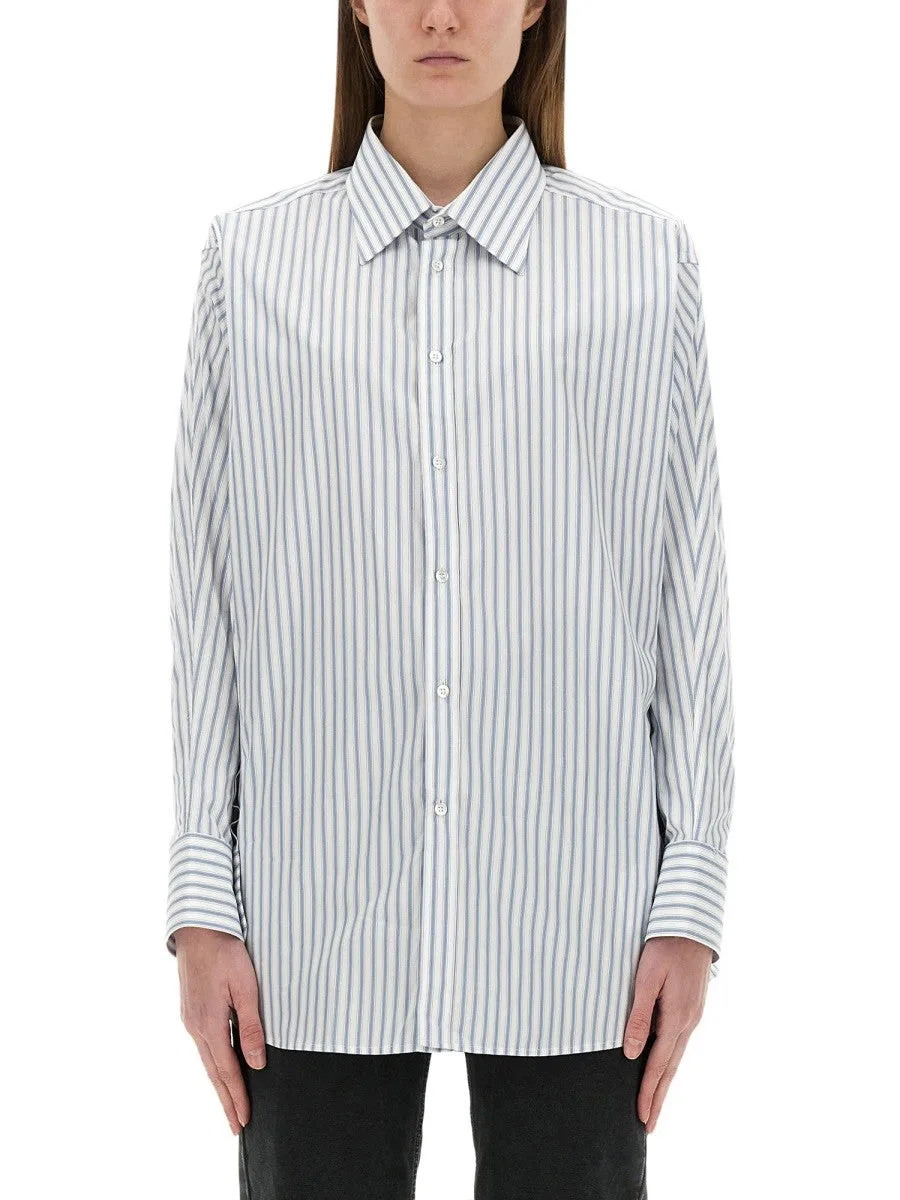Maison Margiela STRIPED COTTON SHIRT sold by Siebentaschen