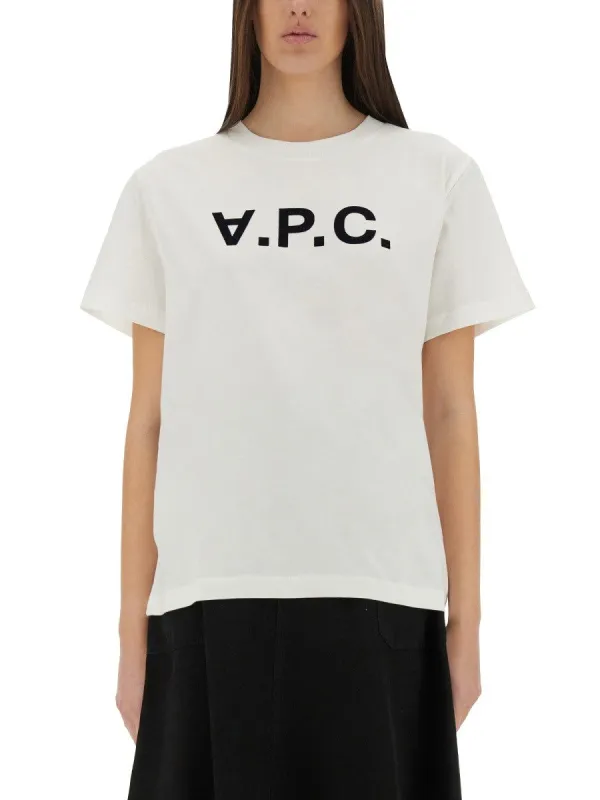 A.P.C. T-SHIRT WITH LOGO sold by Siebentaschen