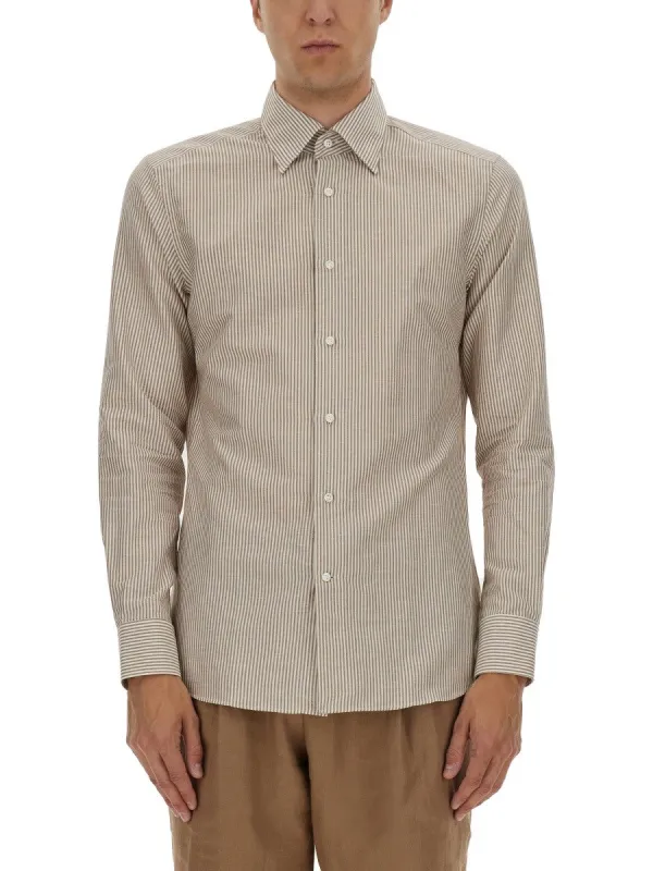 BOSS CAMEL SHIRT "L-HAYS-HBD-C1-251" sold by Siebentaschen