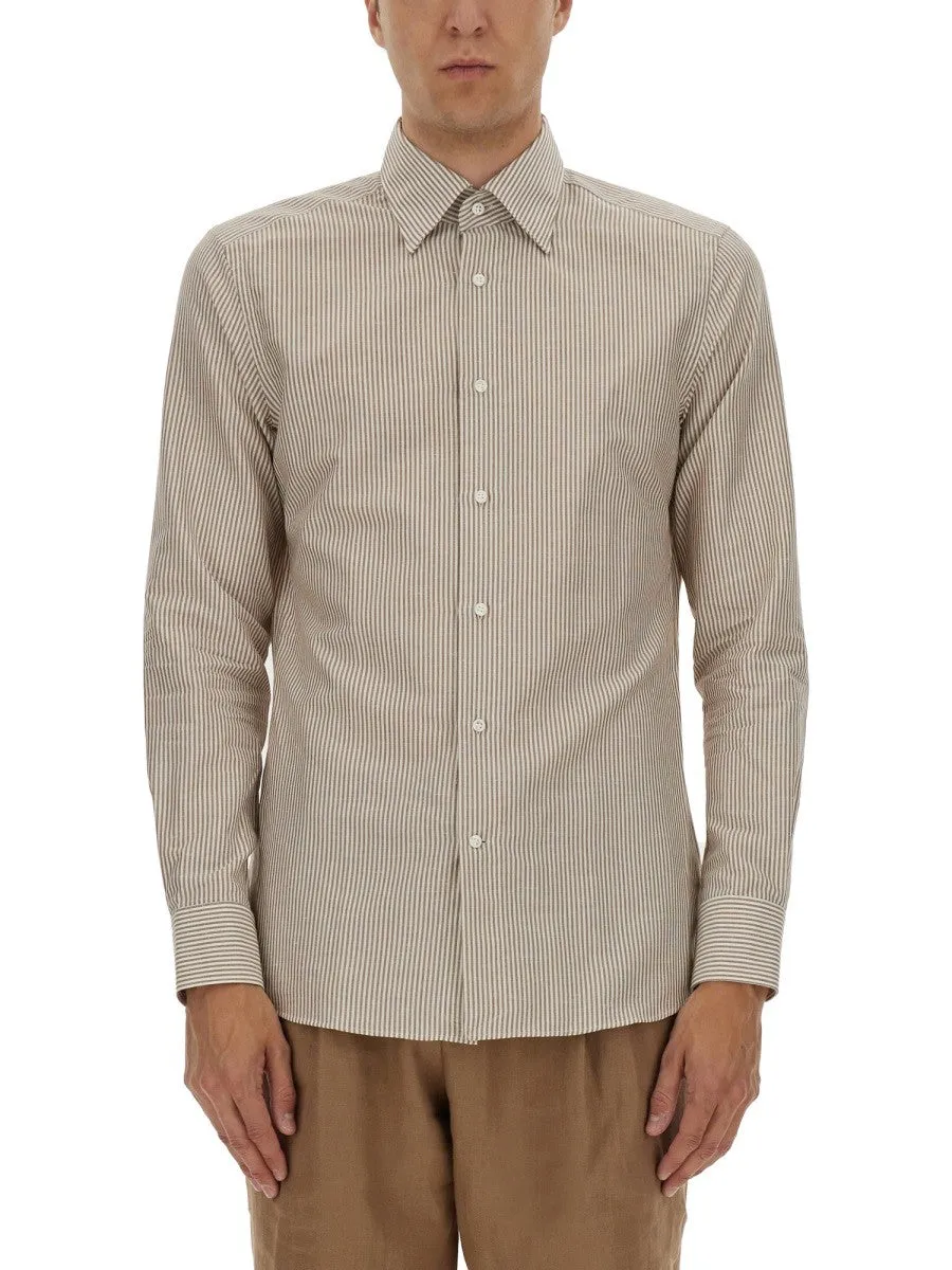 BOSS CAMEL SHIRT "L-HAYS-HBD-C1-251" sold by Siebentaschen