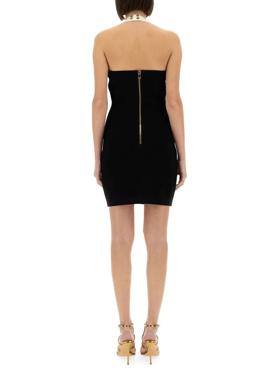 Balmain TWO-TONE DRESS WITH OPEN BACK sold by Siebentaschen product image thumbnail 3