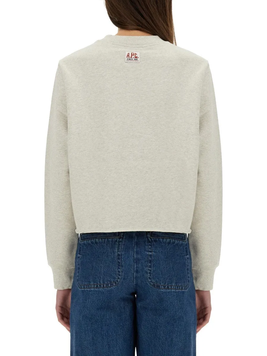 A.P.C. SWEATSHIRT WITH LOGO sold by Siebentaschen product image thumbnail 3