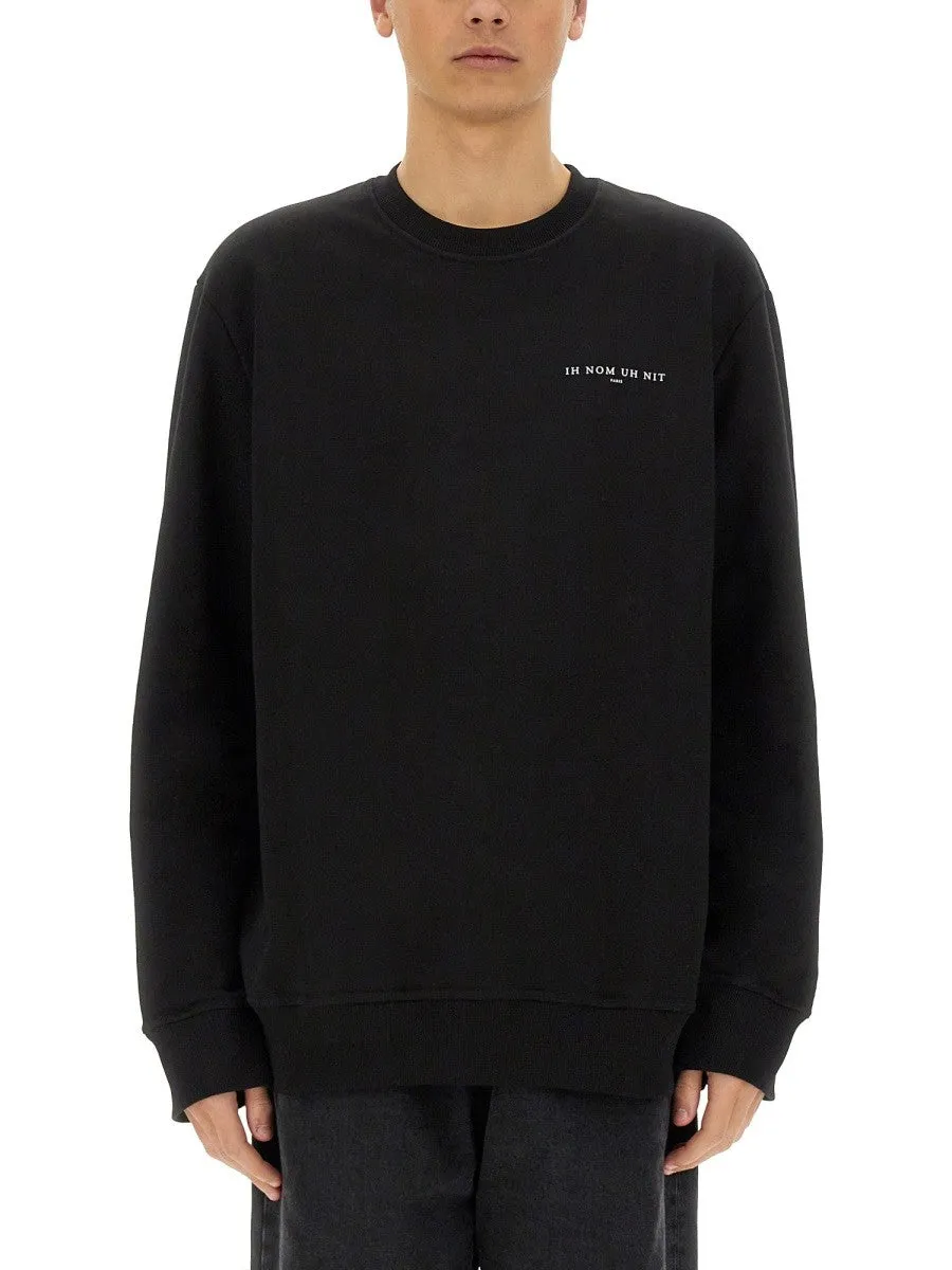 IH NOM UH NIT CROWN MASK PRINT SWEATSHIRT sold by Siebentaschen