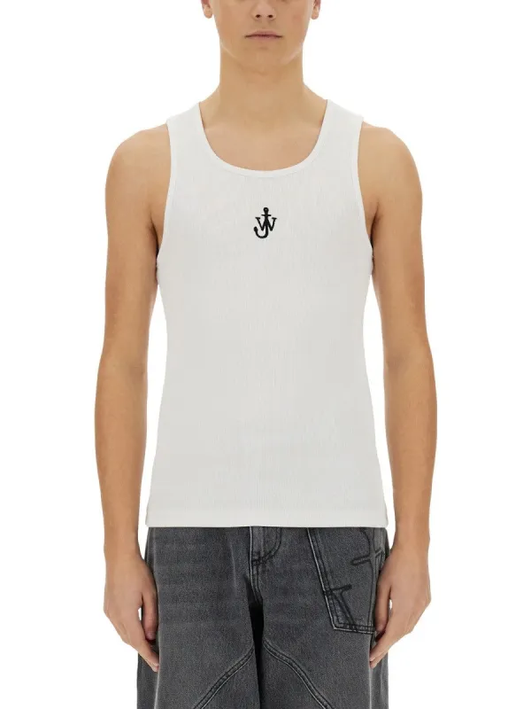 jw anderson TANK TOP WITH LOGO sold by Siebentaschen