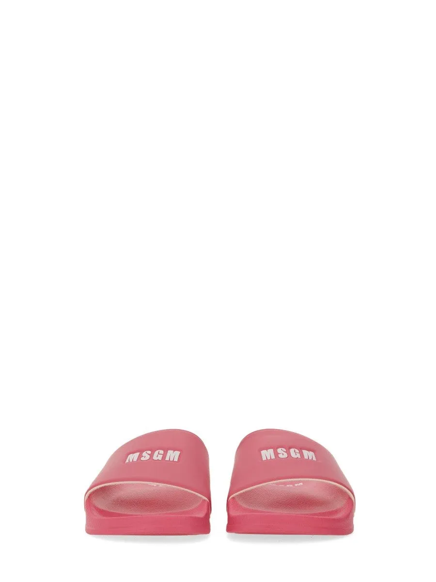msgm SLIDE SANDAL WITH LOGO sold by Siebentaschen product image thumbnail 4