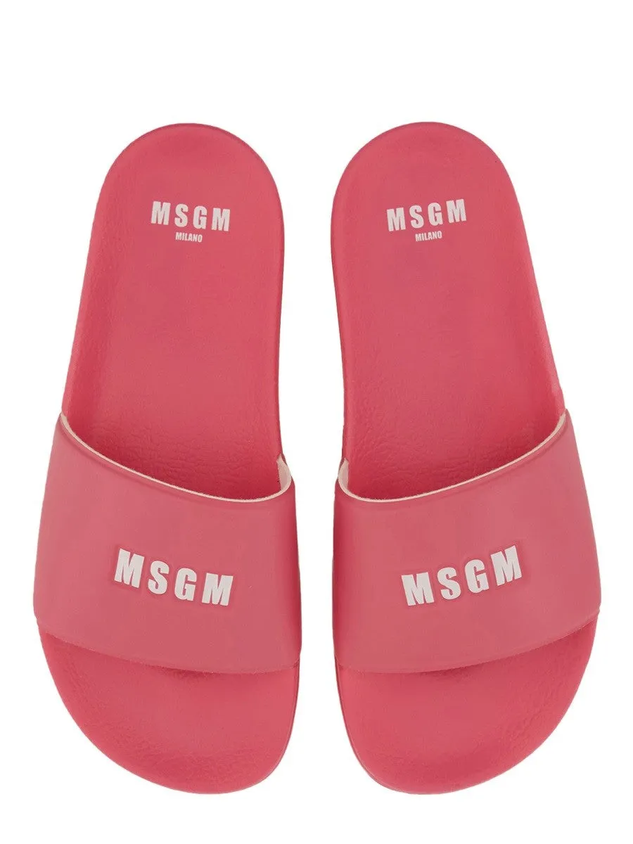 msgm SLIDE SANDAL WITH LOGO sold by Siebentaschen product image thumbnail 5