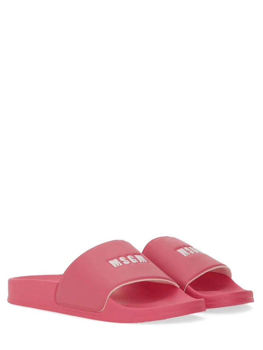 msgm SLIDE SANDAL WITH LOGO sold by Siebentaschen product image thumbnail 2