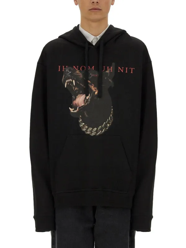 IH NOM UH NIT DOBERMANN PRINT SWEATSHIRT sold by Siebentaschen