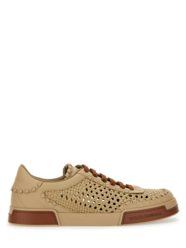 Dolce & Gabbana WOVEN PORTOFINO SNEAKER sold by Siebentaschen