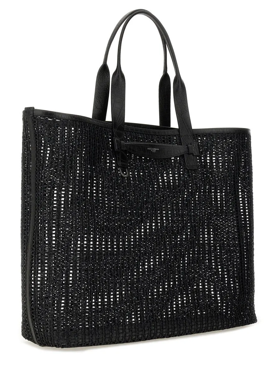 Dolce & Gabbana WOVEN MESH SHOPPING BAG sold by Siebentaschen product image thumbnail 3