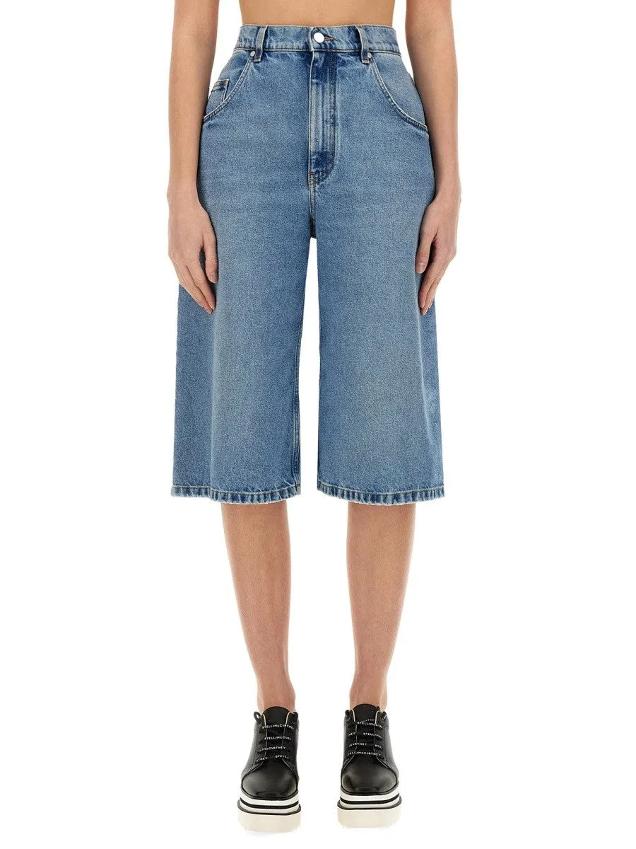 stella mccartney DENIM BERMUDA SHORTS sold by Siebentaschen
