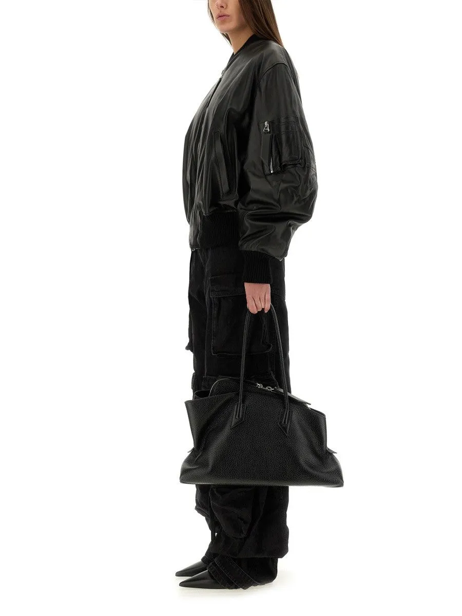 The Attico LEATHER BOMBER JACKET sold by Siebentaschen product image thumbnail 2