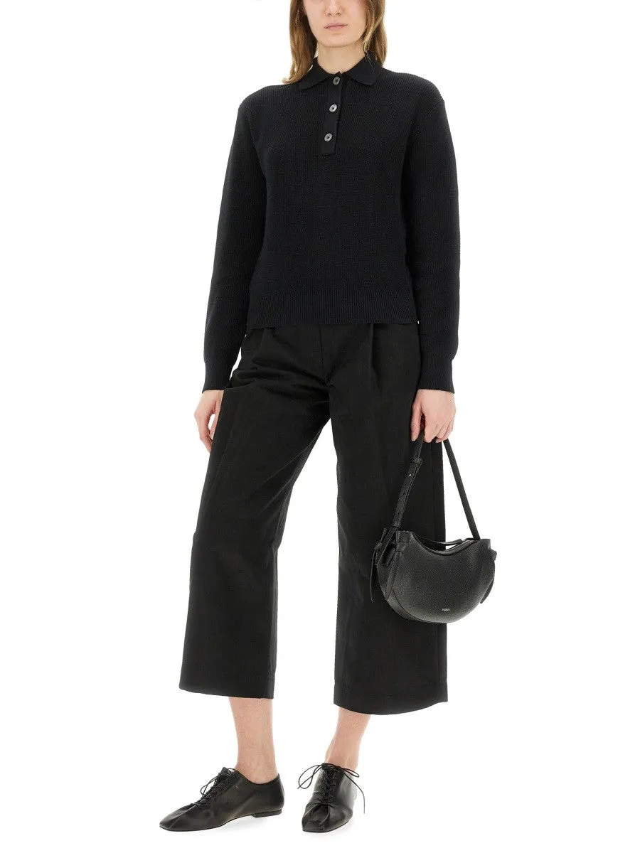 STUDIO NICHOLSON "CHESAPEAKE" KNIT POLO SHIRT sold by Siebentaschen product image thumbnail 2