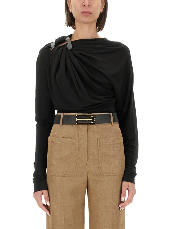 Victoria Beckham DRAPED TOP sold by Siebentaschen