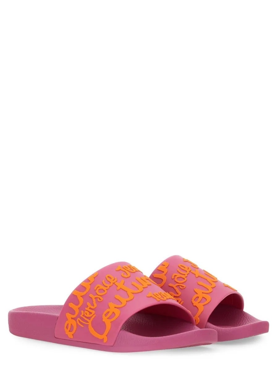 Versace Jeans Couture SLIDE SANDAL WITH LOGO sold by Siebentaschen product image thumbnail 2