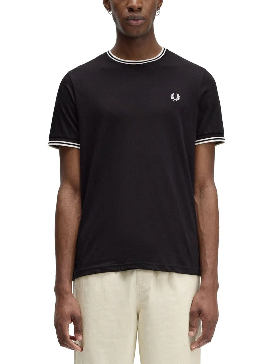 FRED PERRY DOUBLE STRIPE T-SHIRT sold by Siebentaschen