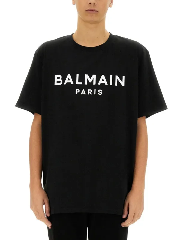 Balmain T-SHIRT WITH LOGO sold by Siebentaschen