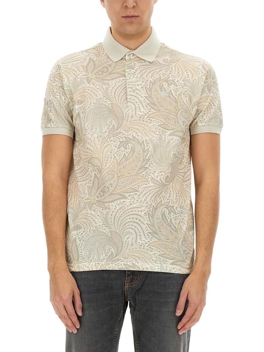Etro POLO SHIRT WITH PRINT sold by Siebentaschen