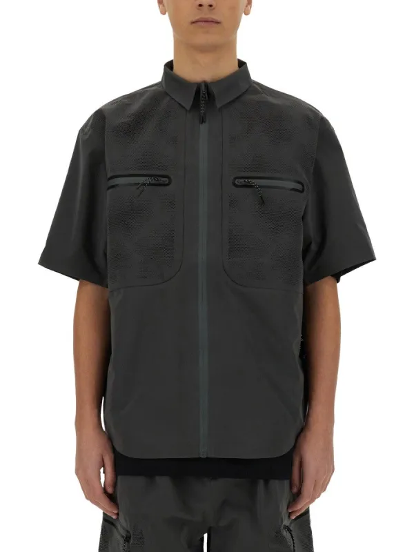ALPHA INDUSTRIES LASER CUT SHORT SLEEVE SHIRT sold by Siebentaschen
