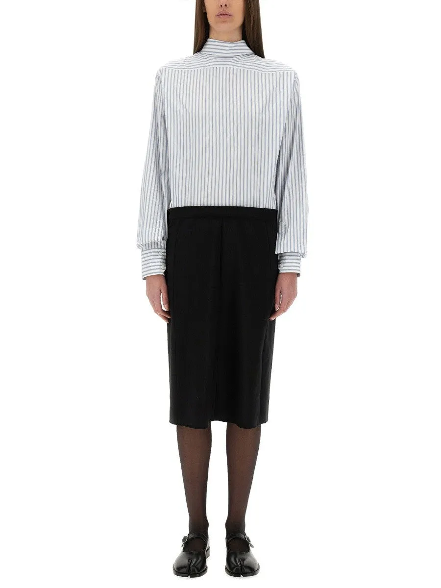 Maison Margiela INVERTED STRIPED DRESS-SHIRT sold by Siebentaschen