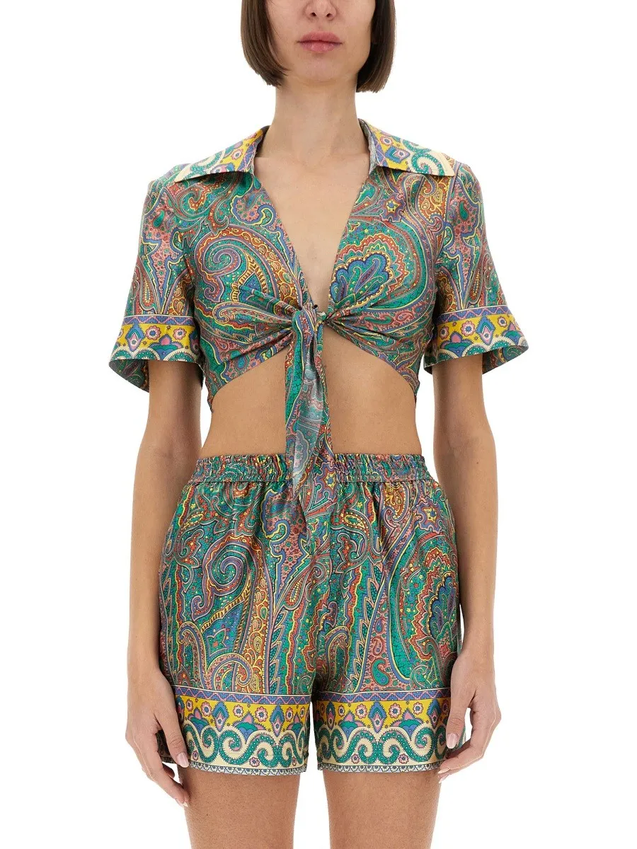 Etro SILK TOP sold by Siebentaschen