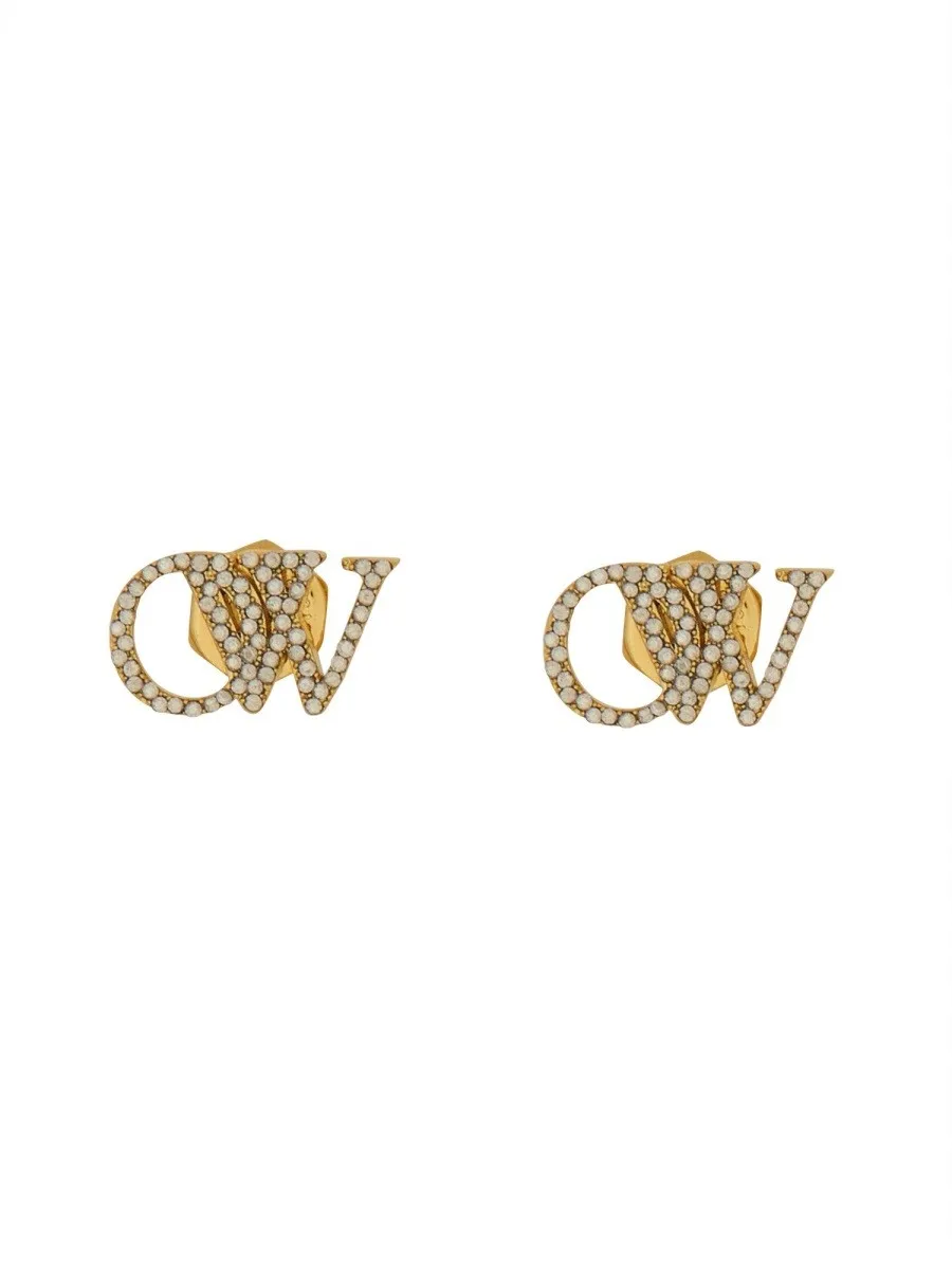 Off-white LOGO EARRINGS sold by Siebentaschen