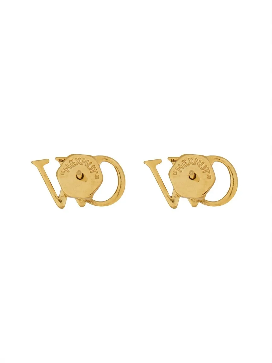 Off-white LOGO EARRINGS sold by Siebentaschen product image thumbnail 2
