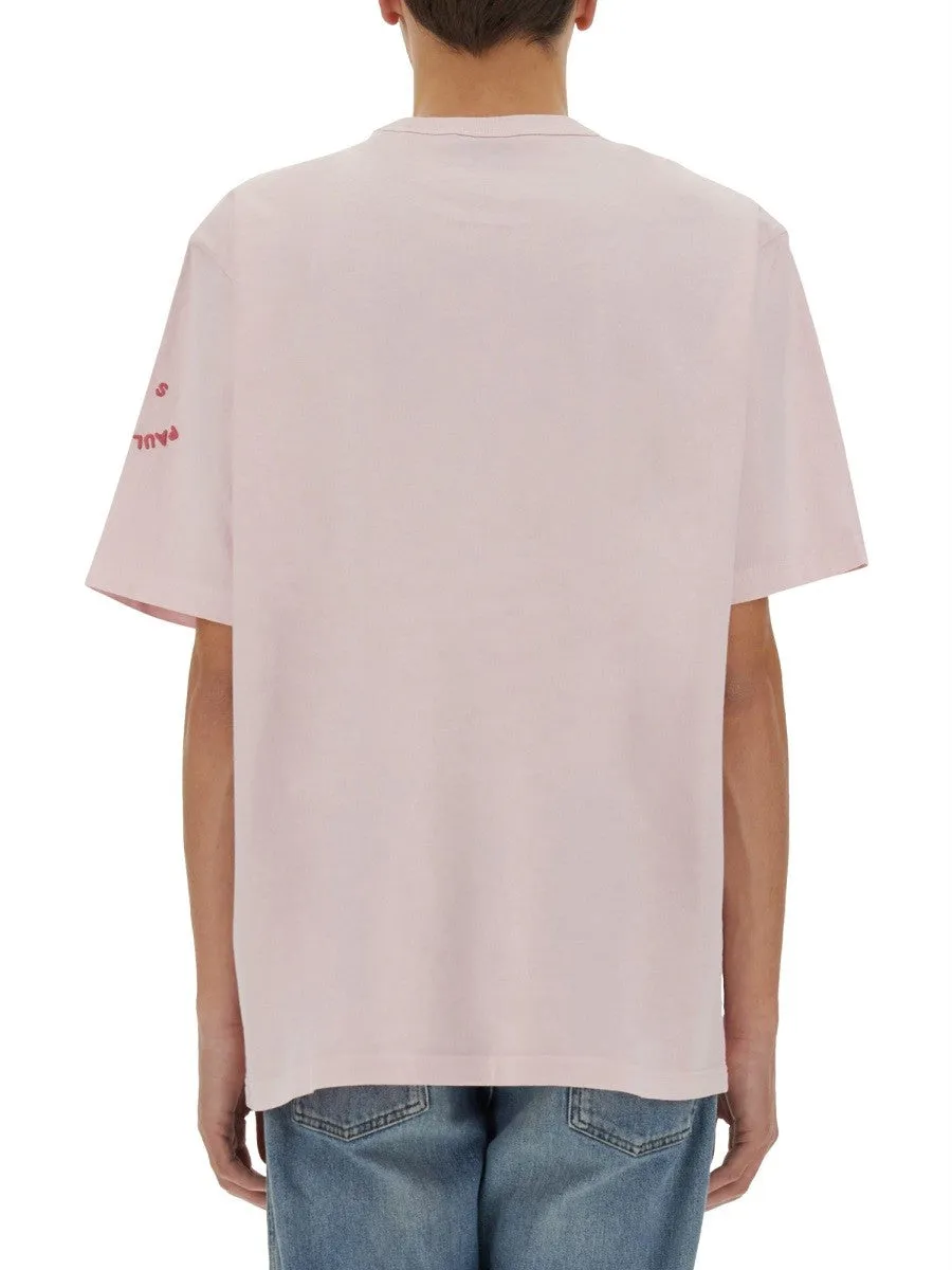 PS BY PAUL SMITH T-SHIRT WITH EMBROIDERY PS HAPPY sold by Siebentaschen product image thumbnail 3