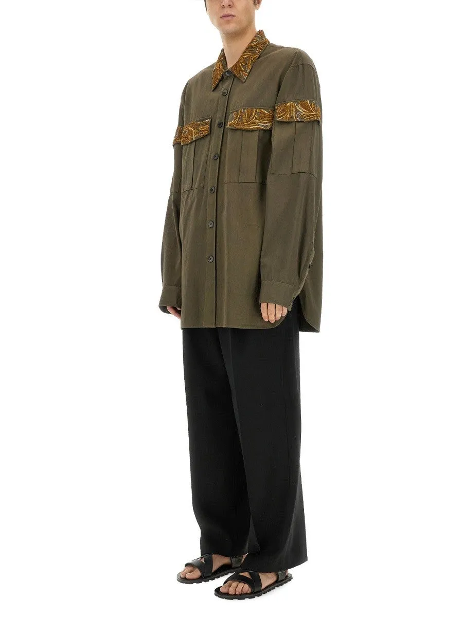 Dries Van Noten SHIRT WITH EMBROIDERY sold by Siebentaschen product image thumbnail 2