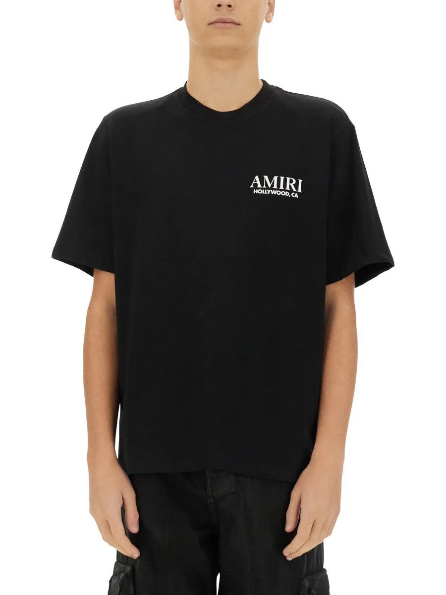 AMIRI BONES STACKED PRINT T-SHIRT sold by Siebentaschen